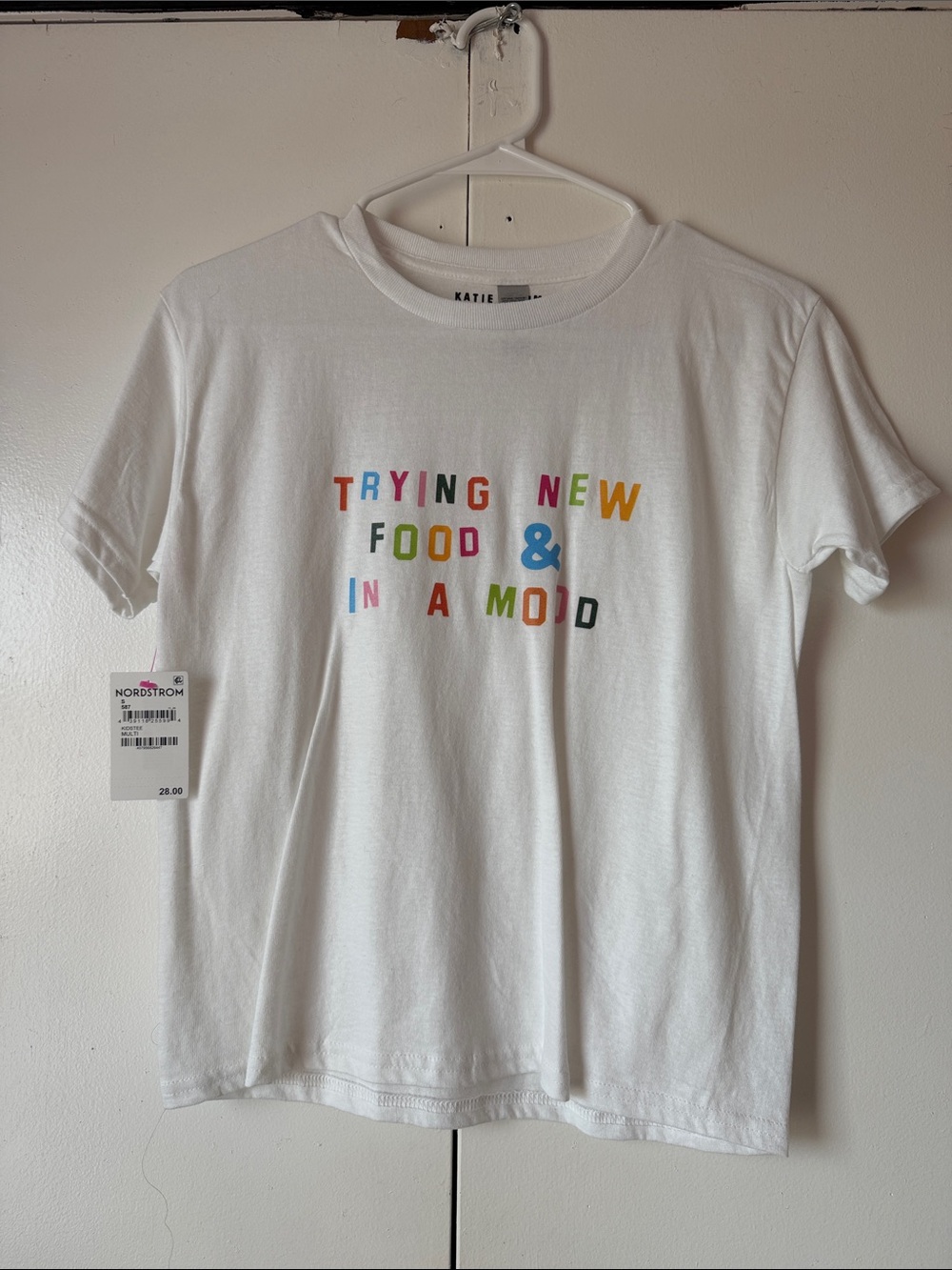 Katie Kimmel Tee with Rainbow Lettering